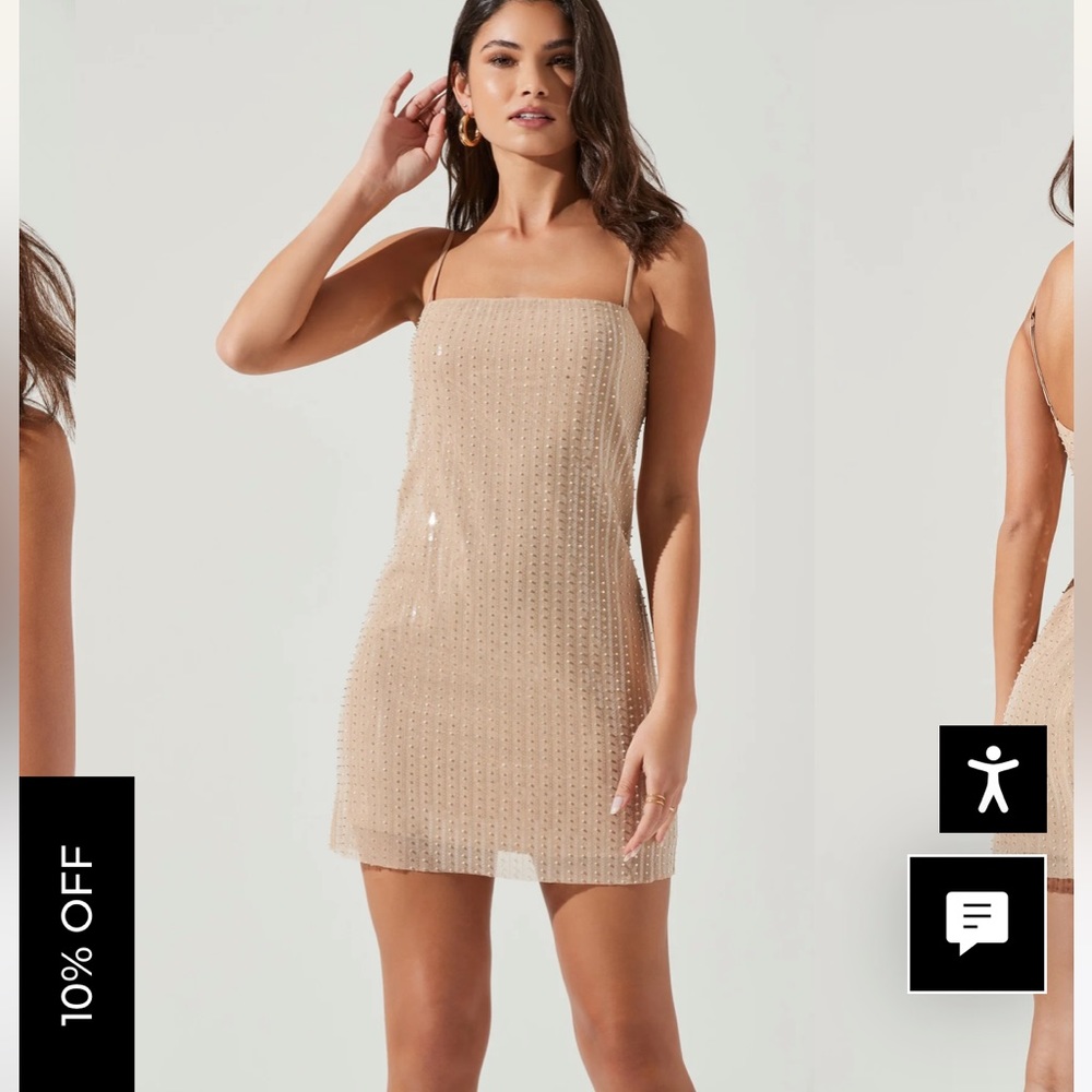 Vegas Beaded Mini Dress